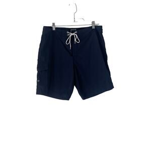 J. Crew Men's Size 34 Navy Blue Swim Swimming Shorts‎